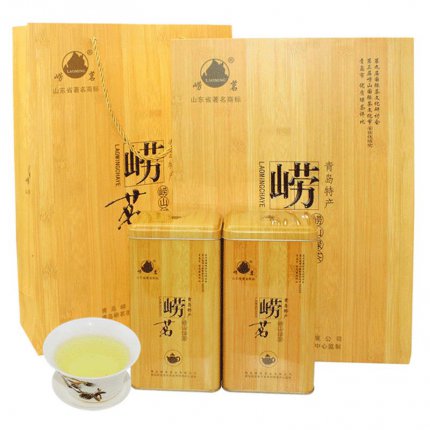 嶗山綠茶2017新茶春茶250g禮盒裝